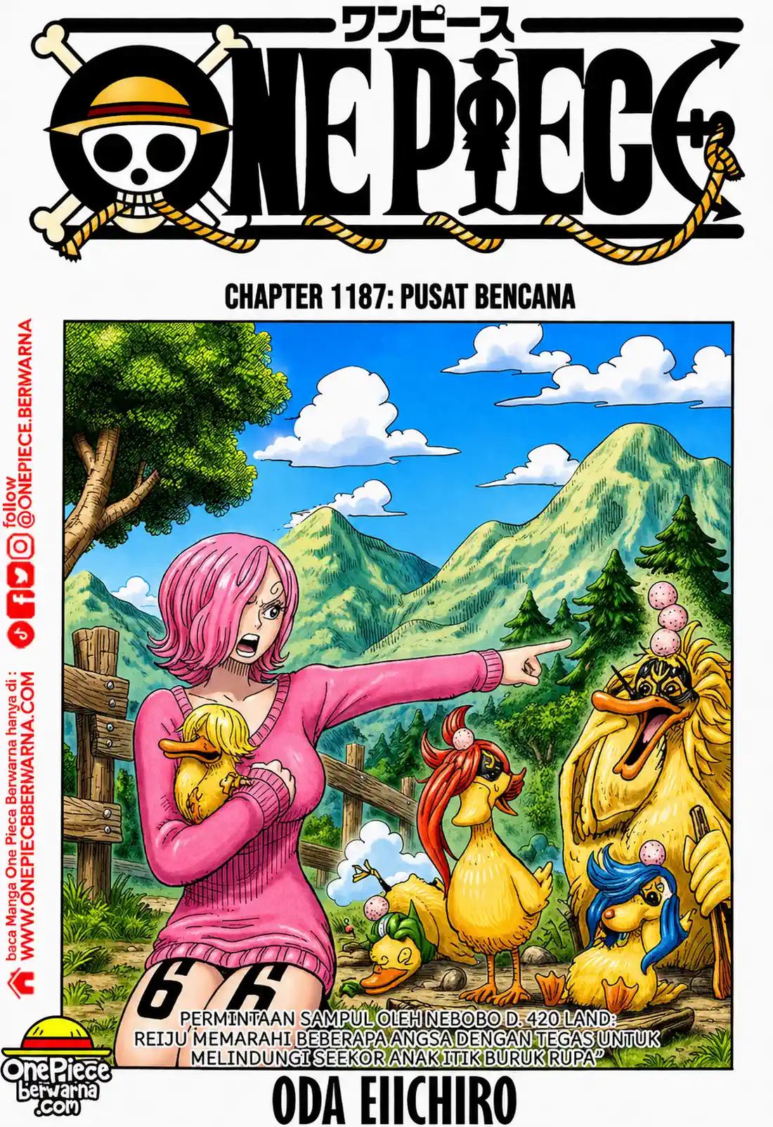 One Piece berwarna 1187 1188 1189 bahasa indonesia